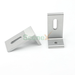 Structure du système de montage de toit solaire Pinces de toit en pente kit flash toit plat pieds en L composants de rail modules de support - Product Image 2