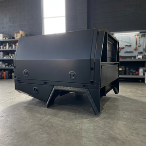 Plateau de camionnette en aluminium personnalisé, étanche, tout-terrain, avec boîtes à outils verrouillables - Product Image 2