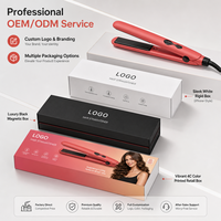 Lisseur électrique portable pour cheveux, revêtement en titane, chauffe rapide, affichage numérique de la température LED, 130-230 53W, salon