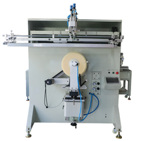 Machine d'impression rotative à écran tactile PLC haute précision pour seaux de peinture, imprimante d'étiquettes automatique, moteur principal