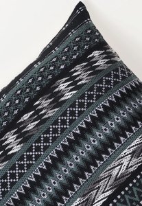 Black Modern Handmade Embroidery Natural Cotton <b>Square</b> Cushion Cover Decorative <b>Pillow</b> <b>Case</b> for Sofa Bedroom Living Room - Product Image 3