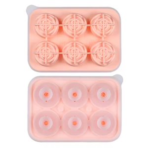 Various Good Quality Silicone Ice Ball Molds Ice Ball Maker Rose Flower Ice Cube <strong>Tray</strong> for Making Sparkling Water <strong>Milk</strong> Tea - Product Image 2