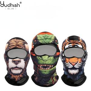 New 3D Cat <strong>Dog</strong> Tiger Cute Animal <strong>Balaclava</strong>, Motorcycle Motocross Hat Helmet Liner, Biker Neck Warmer Face Cap,Cycling Headgear - Product Image 1