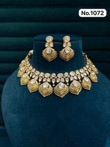 Exquisito Conjunto de Collar de Circonita y Piedras con Pendientes a Juego, Joyería de Lujo para Mujer, Ideal para Bodas y Fiestas, Venta al por Mayor - Product Image 1
