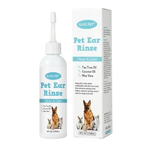 GJYC Rinçage des oreilles de chien PET Nettoyant pour les oreilles de chien pour soulager les démangeaisons