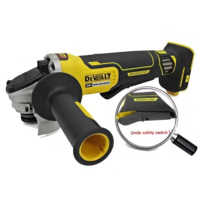 Nouvelle Meuleuse d'Angle Portative Industrielle Haute Vitesse 20V pour le Polissage du Métal et du Bois, Disque de 125mm, Vente en Gros