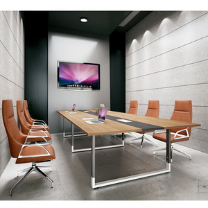 Chine Fabrication 10 personne salle de <span class=keywords><strong>réunion</strong></span> du personnel <span class=keywords><strong>hôtel</strong></span> de luxe modèle table de conférence - Product Image 1