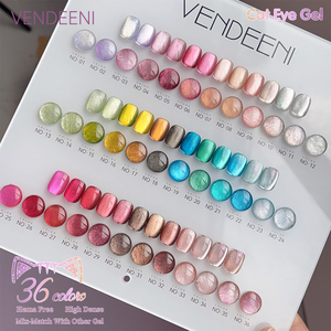 Vendeeni 36 Colors Cat Eye Gel <strong>Polish</strong> <strong>Nail</strong> Art Non Toxic 15ml Gel <strong>Nail</strong> <strong>Polish</strong> Set Professional Magnetic Uv Gel <strong>Polish</strong> Custom - Product Image 3