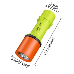Linterna de buceo T6, luz Led impermeable de alta intensidad para pesca nocturna, uso al aire libre - Product Image 2
