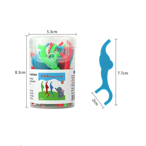 Cure-dents pour enfants 36 pièces en forme d'éléphant coloré au goût de chewing-<span class=keywords><strong>gum</strong></span> pour enfants - Product Image 3