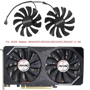 GA91S2H, refroidisseur de GPU, ventilateur de carte graphique, PLD09210S12HH, pour AFOX Radeon RX 5500 6600 <span class=keywords><strong>XT</strong></span> <span class=keywords><strong>RX5500</strong></span> RX6600 - Product Image 1
