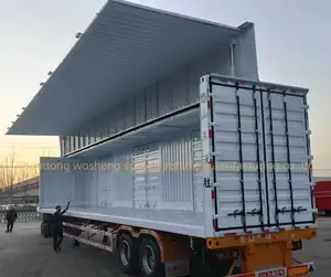 WS 30/40 Tons Logistics Single Wing Van Semi Trailer