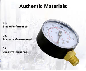 מד לחץ אוויר חדש הגעה 2.5 אינץ לוח הידראולי גז אוניברסלי לחץ - Product Image 6