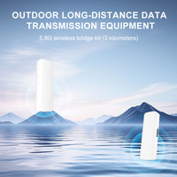 Puente Inalámbrico para Exteriores de 5.8G y 900Mbps, CPE Gigabit de Largo Alcance de 3KM, Antena de Alta Ganancia de 14dBi, Puente WiFi Punto a Punto WB5890GW
