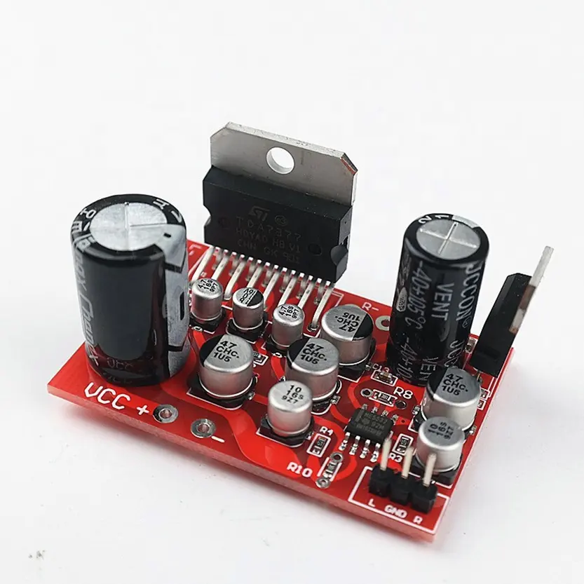 Taidacent TDA7377 ses güç amplifikatörü ile NE5532 operasyonel ön amplifikatör modülü DC ses amplifikatörü hoparlör güç 35w + 35w