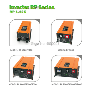 Rp6000w 24V/48VDC 220V/230Vac 50Hz 60Hz UPS năng lượng mặt trời biến tần biến áp hình xuyến tiêu thụ điện năng thấp đầu ra duy nhất LCD - Product Image 5