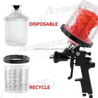 Tasse d'aérographe détachable à alimentation par gravité pour peinture automobile Tasse de pulvérisation de peinture pour système de peinture de carrosserie