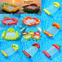 Hamac flottant gonflable portable personnalisé, tapis flottant pour l'eau, coussin d'eau pour la piscine