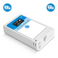 Registrador de Datos de Temperatura y Humedad 4G para Cadena de Frío, Plástico, OEM ODM, Alerta de Apertura de Puerta para Transporte en Camión Refrigerado, Carga en la Nube en Tiempo Real, PDF