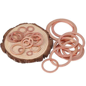 लाल तांबे गैसकेट समुद्री गेज सील रिंग स्क्रू धातु एनाल्ड फ्लैट वॉशर M3M6M8M10-M60 शीट धातु निर्माण - Product Image 2