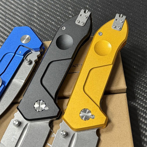 มีดพกพา ER HK FB109 DIY ปรับแต่งได้ ผลิตจากสแตนเลสและไทเทเนียมอัลลอยด์ สำหรับเอาตัวรอด ล่าสัตว์ ใช้งานได้หลากหลาย เหมาะสำหรับกิจกรรมกลางแจ้ง ของขวัญสุดพิเศษ - Product Image 4