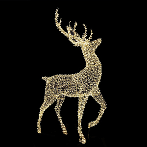2024 <strong>Outdoor</strong> Large 3D Santa Sleigh Christmas <strong>Reindeer</strong> with Led <strong>Lights</strong> for Street Decoration,3d <strong>Outdoor</strong> <strong>Light</strong> <strong>up</strong> Deer - Product Image 6