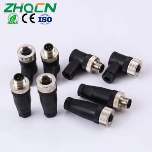 M12 nối nhựa lắp ráp IP67 4pin 5/8Pin Bảng điều chỉnh kết nối cắm cảm biến tùy chỉnh với cáp dây nối - Product Image 1