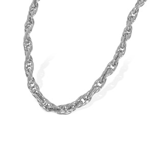 Chunky <b>Braided</b> Gold Plated Stainless Steel Necklace And Bracelet Set For Women Party Jewelry Fashion Chain <b>Accessories</b> - Product Image 5