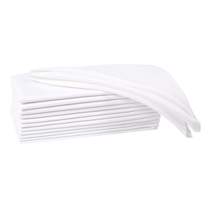 Hemstitch คุณภาพสูงผ้าลินินผ้าเช็ดปากผ้าฝ้ายพรีเมี่ยมนำมาใช้ใหม่สำหรับงานแต่งงานและกิจกรรมสำหรับฤดูใบไม้ผลิ - Product Image 1