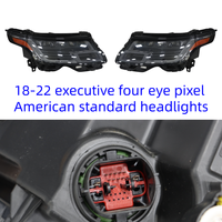 Pour Vogue L405 2018-2022, ensemble de phares à LED Pixel, spécifications américaines, projecteur matriciel à quatre yeux, 12v, réflecteur ambre