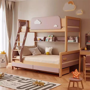 Cama elevada <span class=keywords><strong>de</strong></span> madera maciza con diseño <span class=keywords><strong>de</strong></span> cama <span class=keywords><strong>para</strong></span> niños 2025 con casa <span class=keywords><strong>de</strong></span> árbol vacía <span class=keywords><strong>para</strong></span> niños y niñas <span class=keywords><strong>para</strong></span> dormitorio escuela Hotel gimnasio uso - Product Image 4