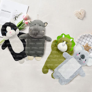 Sac Bouillotte Animale en Peluche avec Housse de Dessin Animé Mignonne Amovible En Gros - Product Image 2