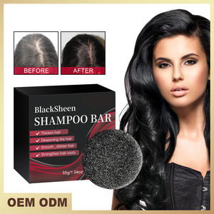 <span class=keywords><strong>Nuevo</strong></span> estilo hidratante cabello fuerte y sólido denso negro crecimiento cuidado champú barra de jabón para mujeres - Product Image 2