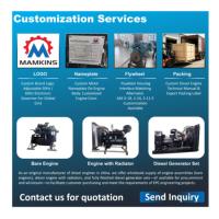 Motor Diésel Turboalimentado Personalizado OEM de 1210KW 1513KVA 1623HP para Grupos Electrógenos, Suministro de Fábrica