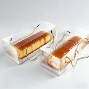 Cajas Rectangulares Desechables de Plástico PET para Empacar Té y Pasteles con Asa para Uso Alimentario - Product Image 5