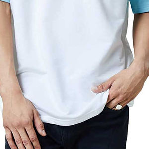 T-shirt uni à manches courtes et col rond multicolores pour hommes, confortable, doux, coupe ample, design personnalisé, t-shirts d'été pour hommes - Product Image 6