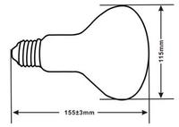 Lucky Herp 80W 100W 125W 160W Lampes chauffantes Uvb Uva Uvb pour reptiles avec CE ROSH PSE