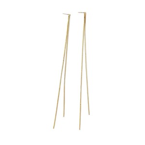Women Extra Long Tassel <b>Threader</b> <b>Earrings</b> Minimal Fashion Jewelry - Product Image 5