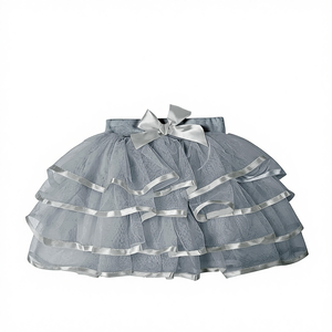 BGFKS <span class=keywords><strong>Gonna</strong></span> tutù da balletto in <span class=keywords><strong>tulle</strong></span> plissettato a 4 strati per ragazze con fiocco per capelli o fascia per compleanno - Product Image 1