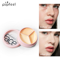 Marque privée Meilleure vente Maquillage imperméable à l'eau Cosmétique Produit de beauté POPFEEL 3 couleurs Correcteur