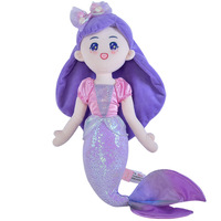 Belles jouets en peluche de sirène Faites votre propre jouet en peluche peluche poupée princesse sirène