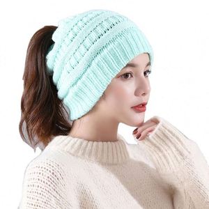 Customize <b>Hats</b> and Caps With Own logo Chapeau Four Homme Gorros Invierno Wooly Velour Topi <b>Beanie</b> Ponytail Women Stylish <b>Hat</b> - Product Image 1