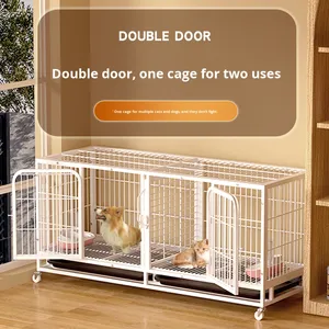 Casa para Mascotas Desmontable de Acero y Plástico Sólido, Combinación Libre, Plegable, Ecológica, para Animales Pequeños, con Cierre de Botón - Product Image 5