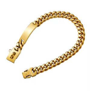 <span class=keywords><strong>Collar</strong></span> para mascotas glamuroso y resistente en tonos dorados con diseño de cadena gruesa Cierre seguro y etiqueta adorable en forma de hueso para perros - Product Image 6