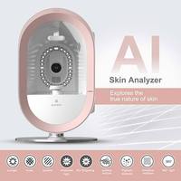 Analyseur de peau IA portable avec 40 millions de pixels HD, technologie IA, caméra de visite faciale et scanner 3D pour l'analyse cutanée
