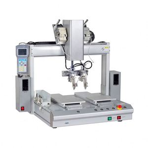 Robot distributeur de colle automatique professionnel pour usine, équipement à entraînement électrique pour l'emballage de films métalliques sur ligne d'assemblage alimentaire - Product Image 1