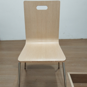 Compensato HPL impiallacciatura di legno pittura naturale sedia <span class=keywords><strong>da</strong></span> pranzo - Product Image 1