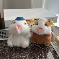 Petit cochon d'Inde néerlandais, jouet, poupée hamster, pendentif mignon, porte-clés en peluche pour sac