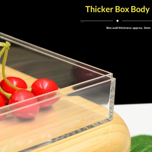 Caja de Plástico Transparente Rectangular de 20 cm de Grosor, con Alta Transparencia, para Regalo de Pepino de Mar - Product Image 3