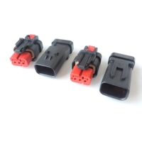 2 3 4 6 8 12 Pin TE Connectivity AMPSEAL Seri 16 Konektor Otomotif Betina 8 Jalur 776532-1